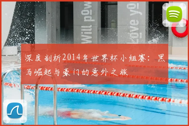 深度剖析2014年世界杯小组赛:黑马崛起与豪门的意外之旅